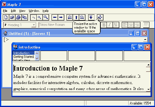   Maple 